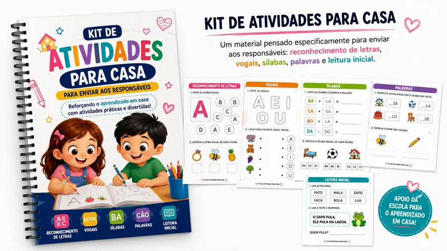 Kit de Atividades para Casa